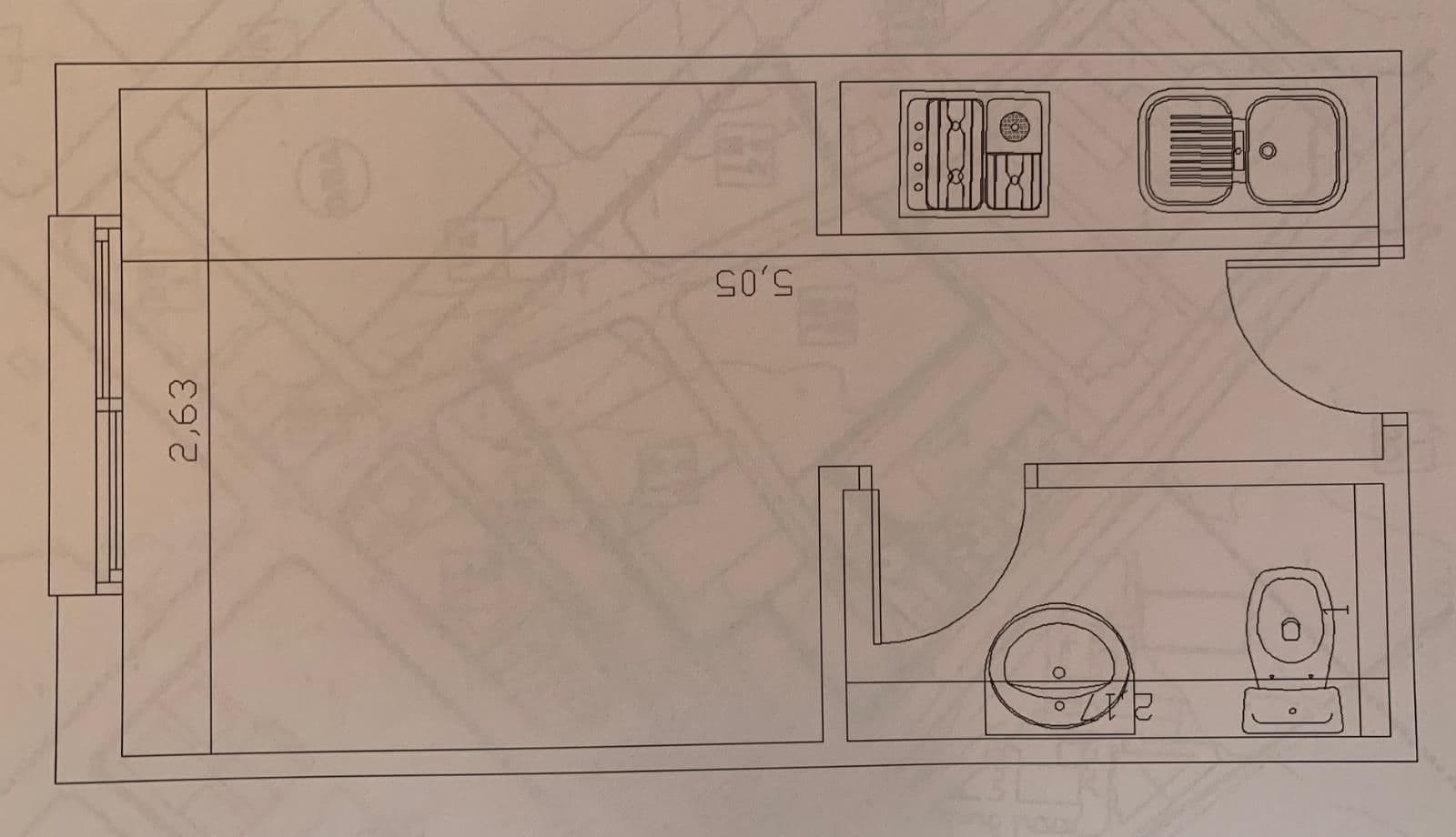 Piso en venta en Calle el Teular Plano
