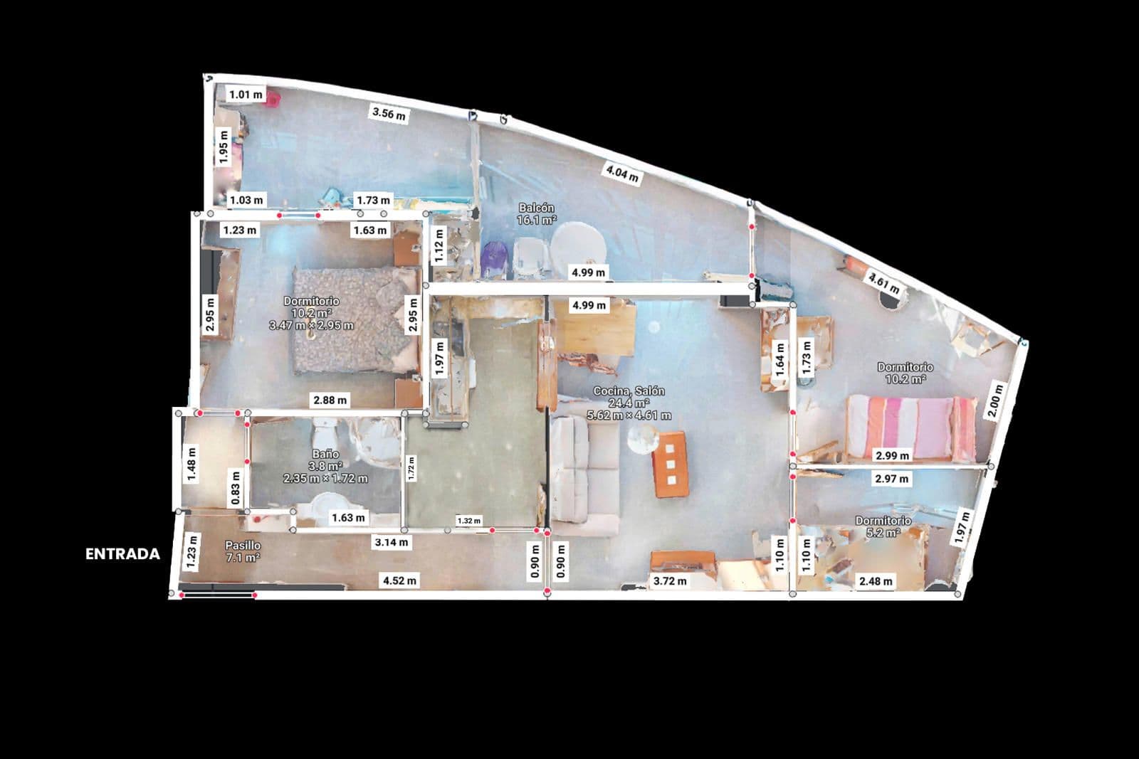 Piso en venta en Avenida Costa Blanca Plano