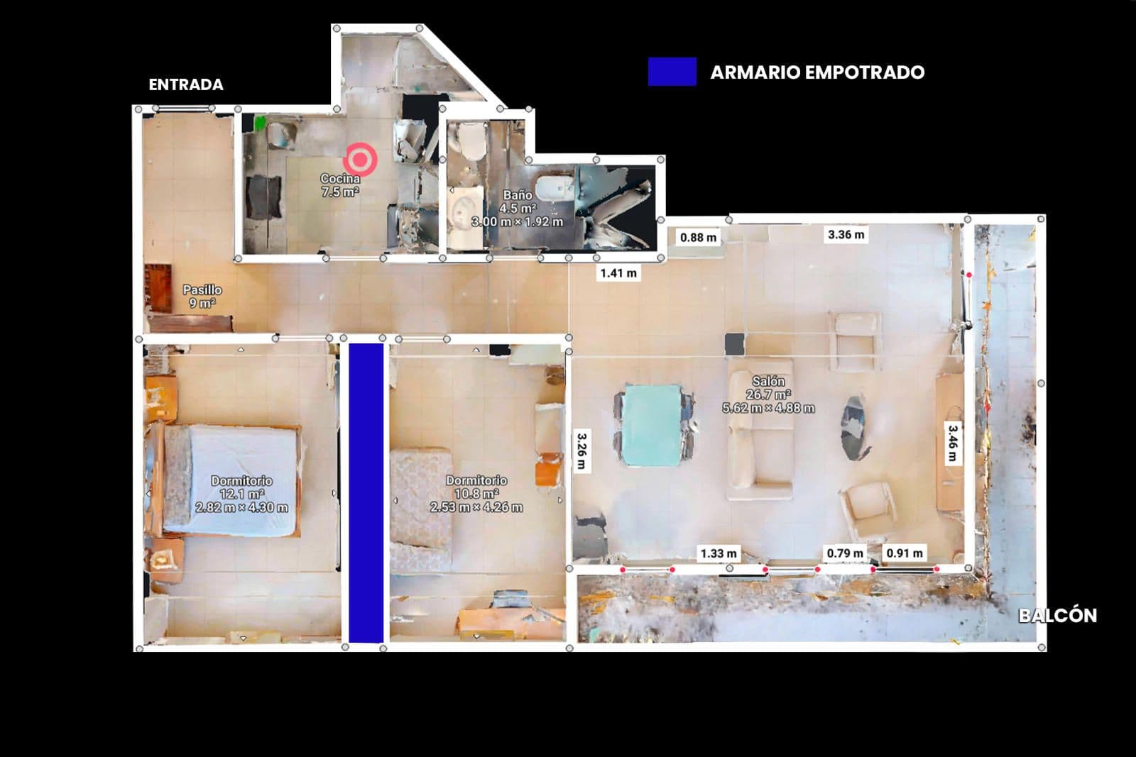 Piso en venta en Calle Jaime Maria Buch Plano