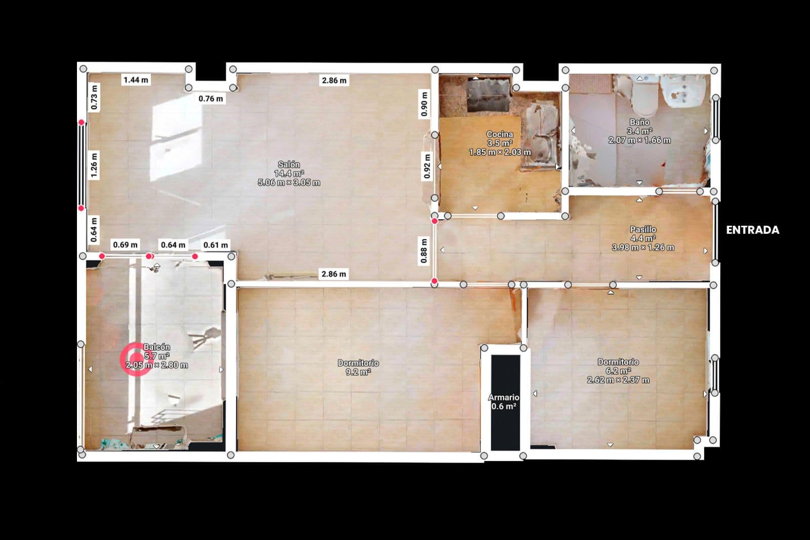Piso en venta en Calle Arpon Plano