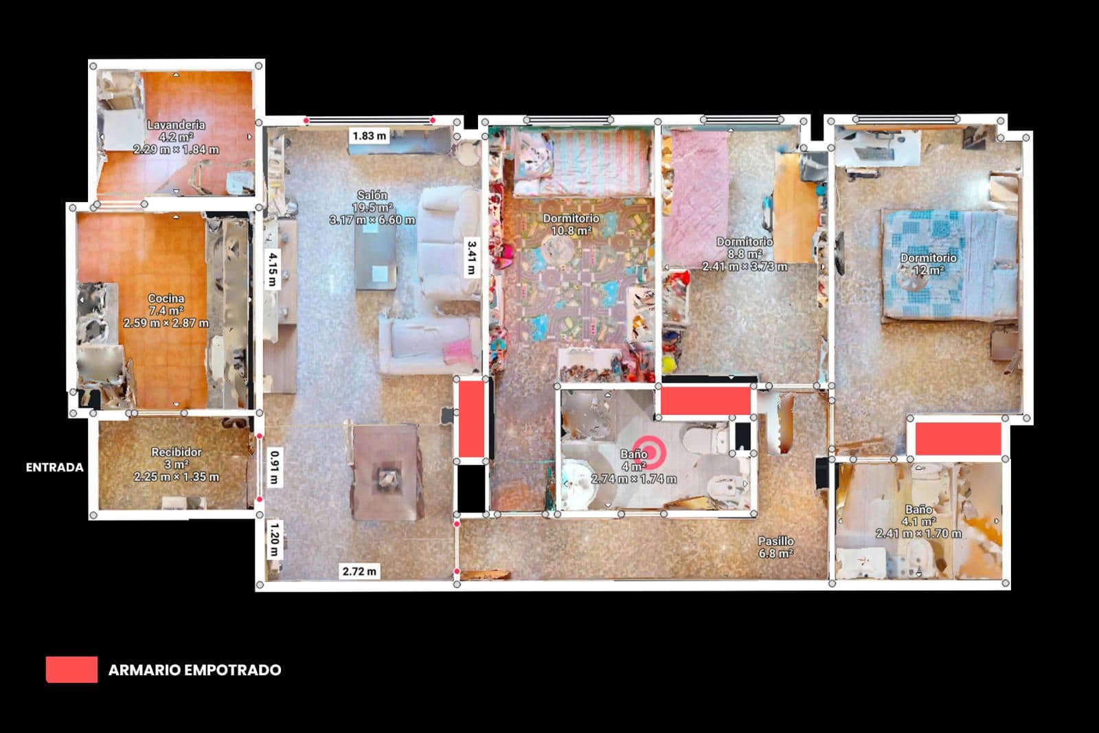 Piso en venta en Calle los Montesinos Plano